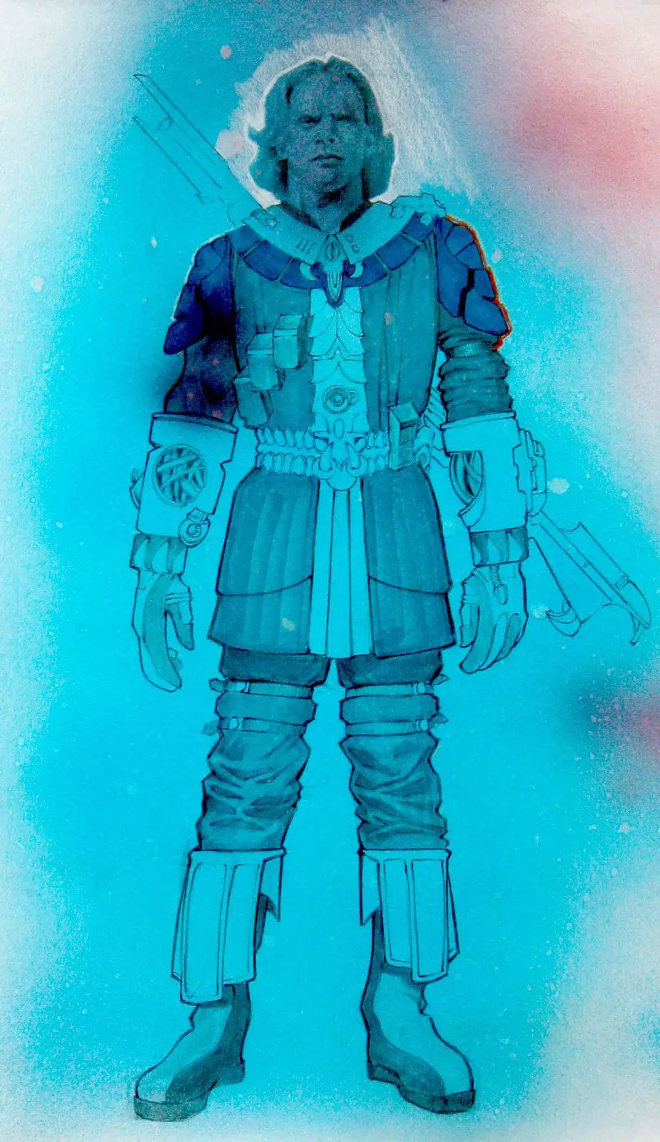 Drawn by hand