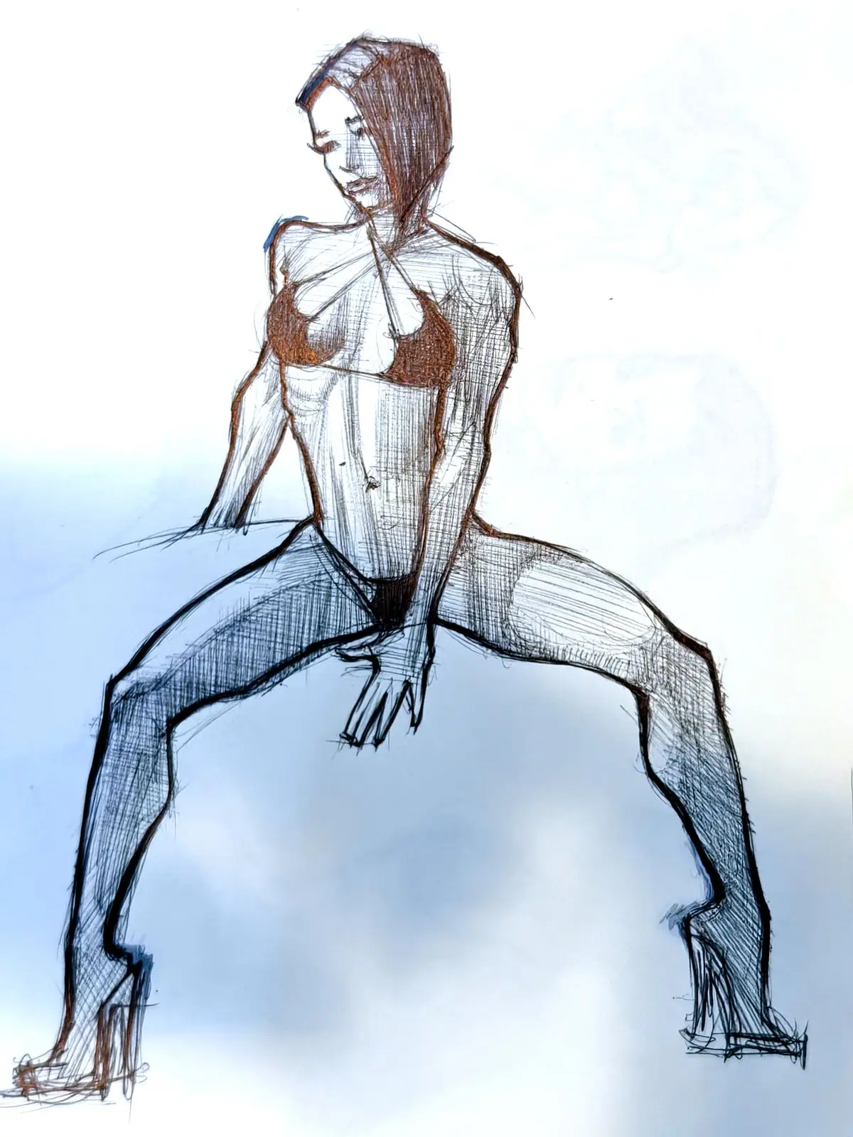 Drawn by hand