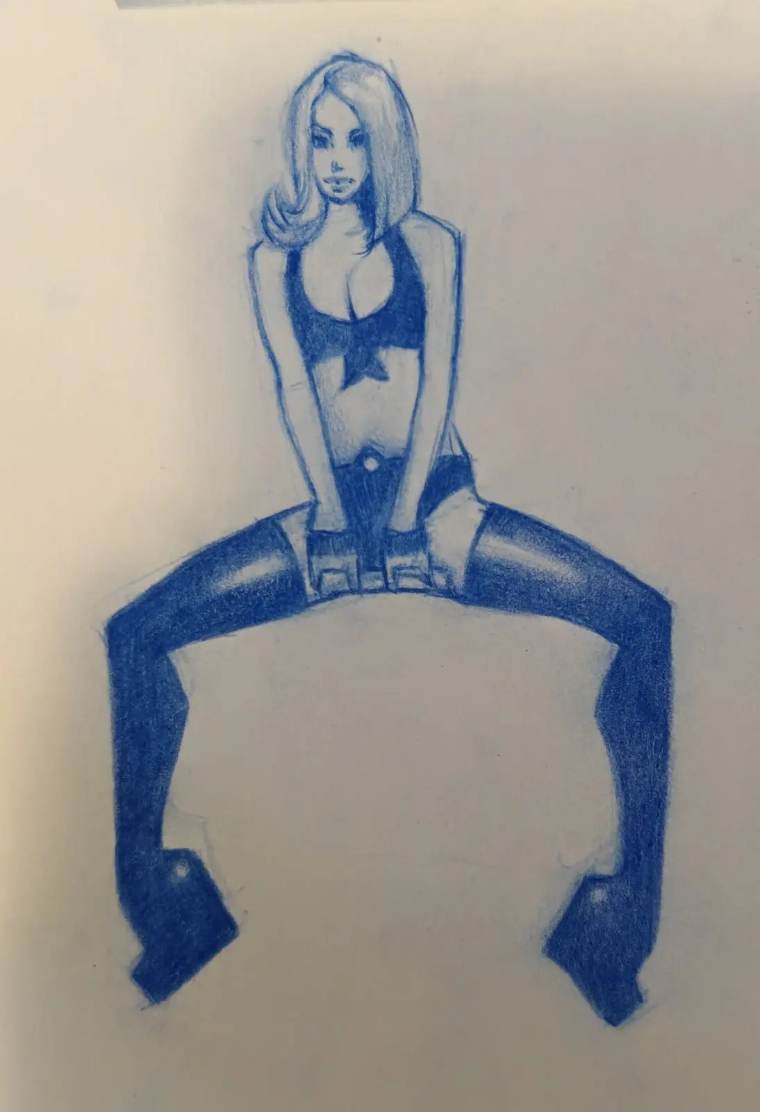 Drawn by hand